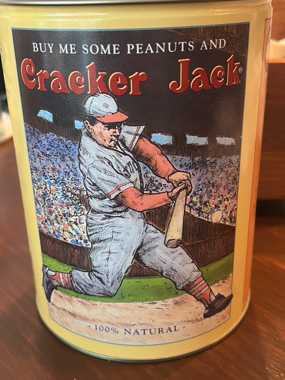 Vintage 1991 Cracker Jack tin - Picture 3 of 5